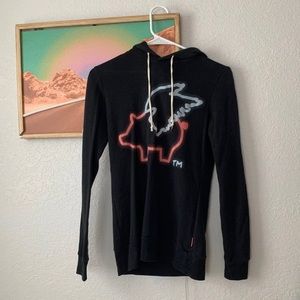 Flying pig hoodie